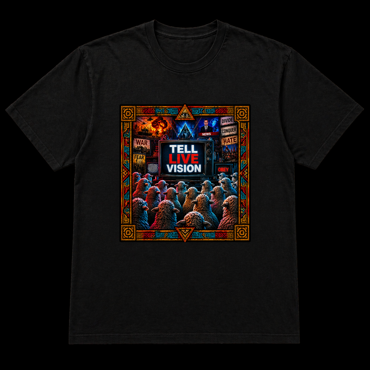 Lie vision tee