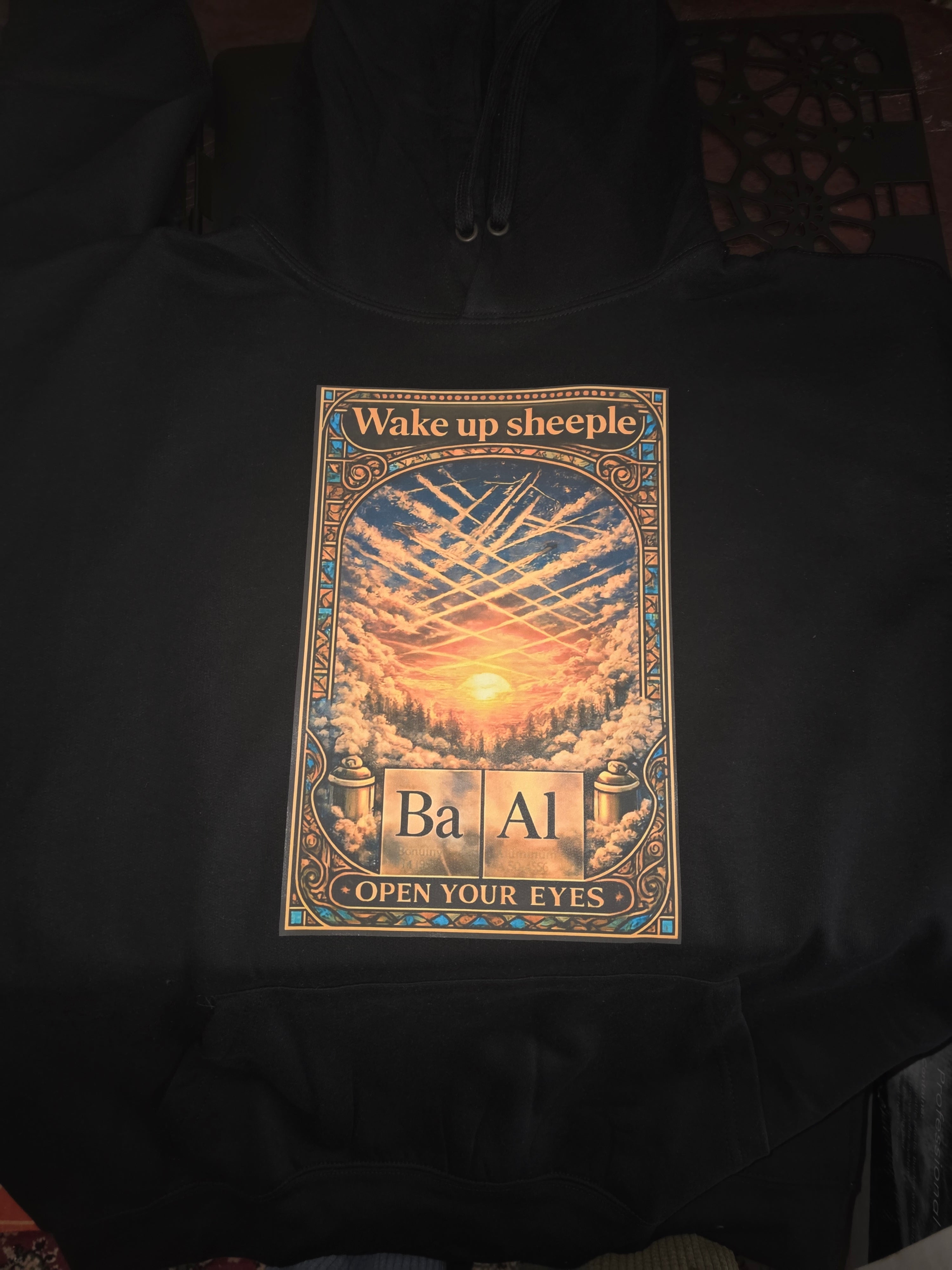 Wake Up Sheeple...Open Your Eyes Hoodie