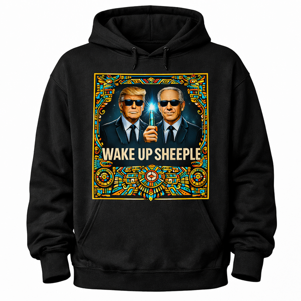 Modern Men In Black Hoodie... Wake Up Sheeple Edition