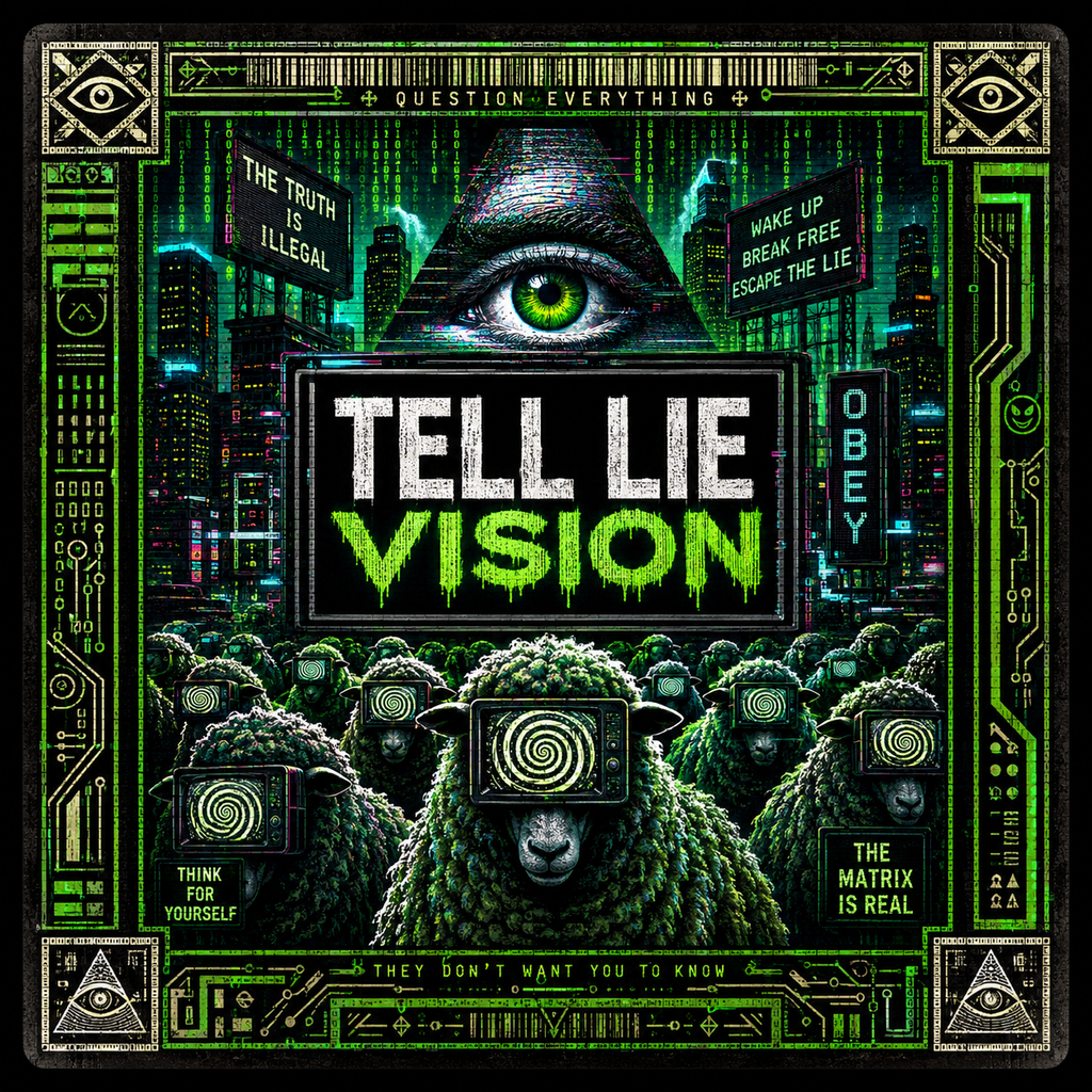 Lie vision tee